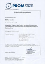 Teilnahmebescheinigung PROM-Schulung 2023 S. Lincke